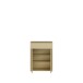 Schuhkommode >ALICE SPRINGS< in Buttergelb - 74,5x99,1x34,9cm (BxHxT)