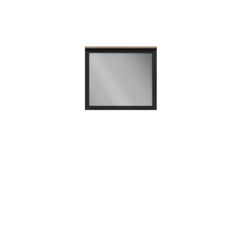 Garderobenspiegel >BOHOL< in Eiche Dekor / Cabezone - 86,4x76x3,2cm (BxHxT)