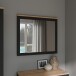 Garderobenspiegel >BOHOL< in Eiche Dekor / Cabezone - 86,4x76x3,2cm (BxHxT)
