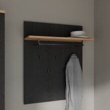 Garderobenpaneel >BOHOL< in Eiche Dekor / Cabezone...