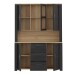 Buffet >BOHOL< in Eiche Dekor / Cabezone - 146,1x205,4x42cm (BxHxT)