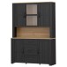 Buffet >BOHOL< in Eiche Dekor / Cabezone - 146,1x205,4x42cm (BxHxT)