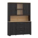 Buffet >BOHOL< in Eiche Dekor / Cabezone - 146,1x205,4x42cm (BxHxT)