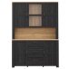 Buffet >BOHOL< in Eiche Dekor / Cabezone - 146,1x205,4x42cm (BxHxT)