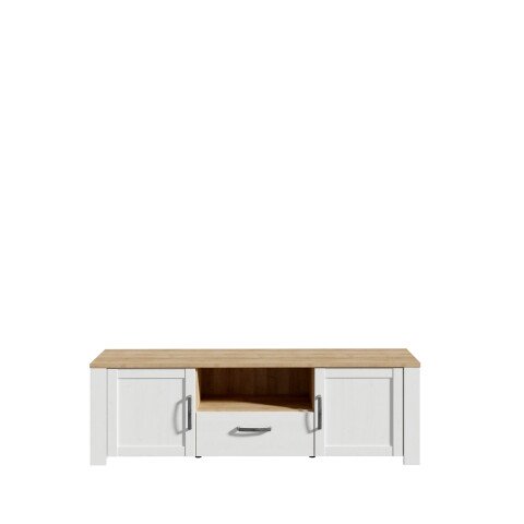 Lowboard >BOHOL< in Eiche Dekor / Sibiu - 166,1x51,8x42cm (BxHxT)