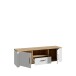 Lowboard >BOHOL< in Eiche Dekor / Sibiu - 166,1x51,8x42cm (BxHxT)