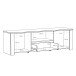 Lowboard >BOHOL< in Eiche Dekor / Cabezone - 166,1x51,8x42cm (BxHxT)