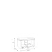 Schuhbank >BOHOL< in Eiche Dekor / Sibiu - 86,5x45x42cm (BxHxT)
