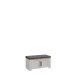 Schuhbank >BOHOL< in Eiche Dekor / Sibiu - 86,5x45x42cm (BxHxT)