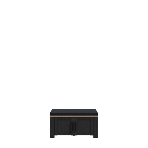 Schuhbank >BOHOL< in Eiche Dekor / Cabezone - 86,5x45x42cm (BxHxT)