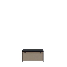 Schuhbank >BOHOL< in Eiche Dekor / Cabezone - 86,5x45x42cm (BxHxT)