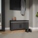 Schuhbank >BOHOL< in Eiche Dekor / Cabezone - 86,5x45x42cm (BxHxT)