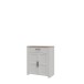 Schuhkommode >BOHOL< in Eiche Dekor / Sibiu - 86,4x99,3x42cm (BxHxT)