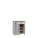 Schuhkommode >BOHOL< in Eiche Dekor / Sibiu - 86,4x99,3x42cm (BxHxT)