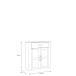 Schuhkommode >BOHOL< in Eiche Dekor / Cabezone - 86,4x99,3x42cm (BxHxT)