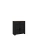 Schuhkommode >BOHOL< in Eiche Dekor / Cabezone - 86,4x99,3x42cm (BxHxT)