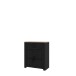 Schuhkommode >BOHOL< in Eiche Dekor / Cabezone - 86,4x99,3x42cm (BxHxT)