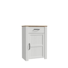 Schuhkommode >BOHOL< in Eiche Dekor / Sibiu - 66,7x99,3x42cm (BxHxT)