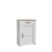 Schuhkommode >BOHOL< in Eiche Dekor / Sibiu - 66,7x99,3x42cm (BxHxT)