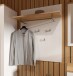 Garderobenpaneel >BOHOL< in Eiche Dekor / Sibiu - 86,5x105,6x30cm (BxHxT)