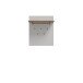 Garderobenpaneel >BOHOL< in Eiche Dekor / Sibiu - 86,5x105,6x30cm (BxHxT)