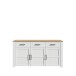Sideboard >BOHOL< in Eiche Dekor / Sibiu - 166,1x87x42cm (BxHxT)