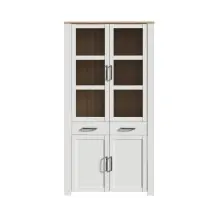 Stauraumvitrine >BOHOL< in Eiche Dekor / Sibiu -...