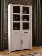 Stauraumvitrine >BOHOL< in Eiche Dekor / Sibiu -...