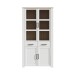 Stauraumvitrine >BOHOL< in Eiche Dekor / Sibiu - 106,4x205,4x42cm (BxHxT)