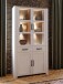 Stauraumvitrine >BOHOL< in Eiche Dekor / Sibiu - 106,4x205,4x42cm (BxHxT)