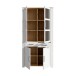 Stauraumvitrine >BOHOL< in Eiche Dekor / Sibiu - 106,4x205,4x42cm (BxHxT)