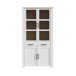 Stauraumvitrine >BOHOL< in Eiche Dekor / Sibiu - 106,4x205,4x42cm (BxHxT)