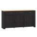 Sideboard >BOHOL< in Eiche Dekor / Cabezone  - 166,1x87x42cm (BxHxT)