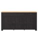 Sideboard >BOHOL< in Eiche Dekor / Cabezone  - 166,1x87x42cm (BxHxT)