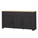 Sideboard >BOHOL< in Eiche Dekor / Cabezone  - 166,1x87x42cm (BxHxT)