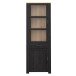 Stauraumvitrine >BOHOL< in Eiche Dekor / Cabezone   - 71,7x205,4x42cm (BxHxT)