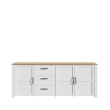 Sideboard >BOHOL< in Eiche Dekor / Sibiu -...