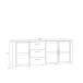 Sideboard >BOHOL< in Eiche Dekor / Sibiu - 220,8x87x42cm (BxHxT)