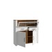 Barschrank >BOHOL< in Eiche Dekor / Sibiu - 126,4x125,4x42cm (BxHxT)