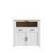Barschrank >BOHOL< in Eiche Dekor / Sibiu - 126,4x125,4x42cm (BxHxT)
