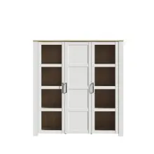 Stauraumvitrine >BOHOL< in Eiche Dekor / Sibiu -...