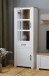 Stauraumvitrine >BOHOL< in Riviera Eiche Dekor / Sibiu - 71,7x205,4x42cm (BxHxT)
