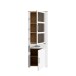 Stauraumvitrine >BOHOL< in Riviera Eiche Dekor / Sibiu - 71,7x205,4x42cm (BxHxT)