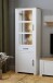 Stauraumvitrine >BOHOL< in Riviera Eiche Dekor / Sibiu - 71,7x205,4x42cm (BxHxT)