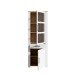 Stauraumvitrine >BOHOL< in Riviera Eiche Dekor / Sibiu - 71,7x205,4x42cm (BxHxT)