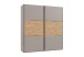 Schwebetürenschrank >indiana A< in SAHARAGRAU / ARTISAN - 200x216x65cm (BxHxT)