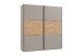 Schwebetürenschrank >indiana A< in SAHARAGRAU / ARTISAN - 200x216x65cm (BxHxT)