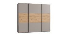 Schwebetürenschrank >indiana A< in SAHARAGRAU...