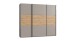 Schwebetürenschrank >indiana A< in SAHARAGRAU / ARTISAN - 250x216x65cm (BxHxT)