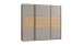 Schwebetürenschrank >indiana A< in SAHARAGRAU / ARTISAN - 250x216x65cm (BxHxT)
